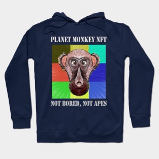 Planet Monkey Animals Not Bored Apes Hoodie